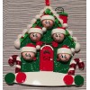 Christmas House Ornament with 5